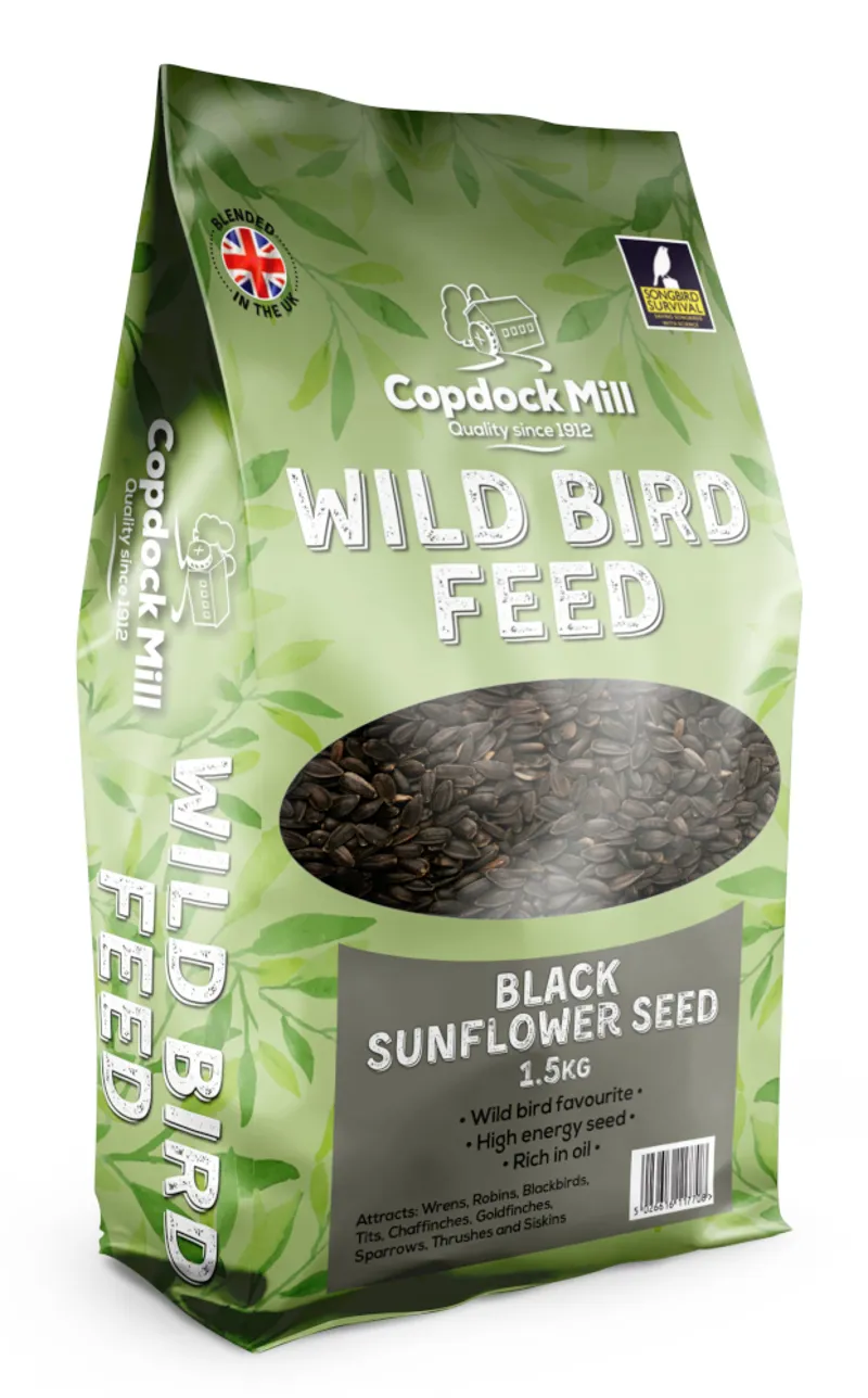 Copdock Mill Black Sunflower Seeds 1.5kg
